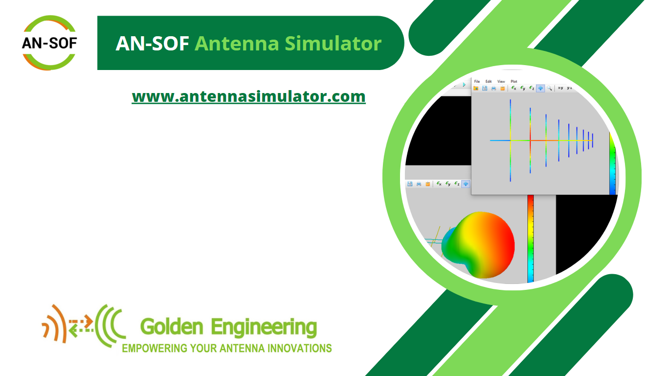 Screenshot of AN-SOF Antenna Simulator presentation.
